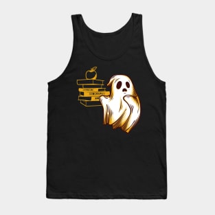 Read more books Cute horror Ghosts Read more boooooks Halloween Tank Top